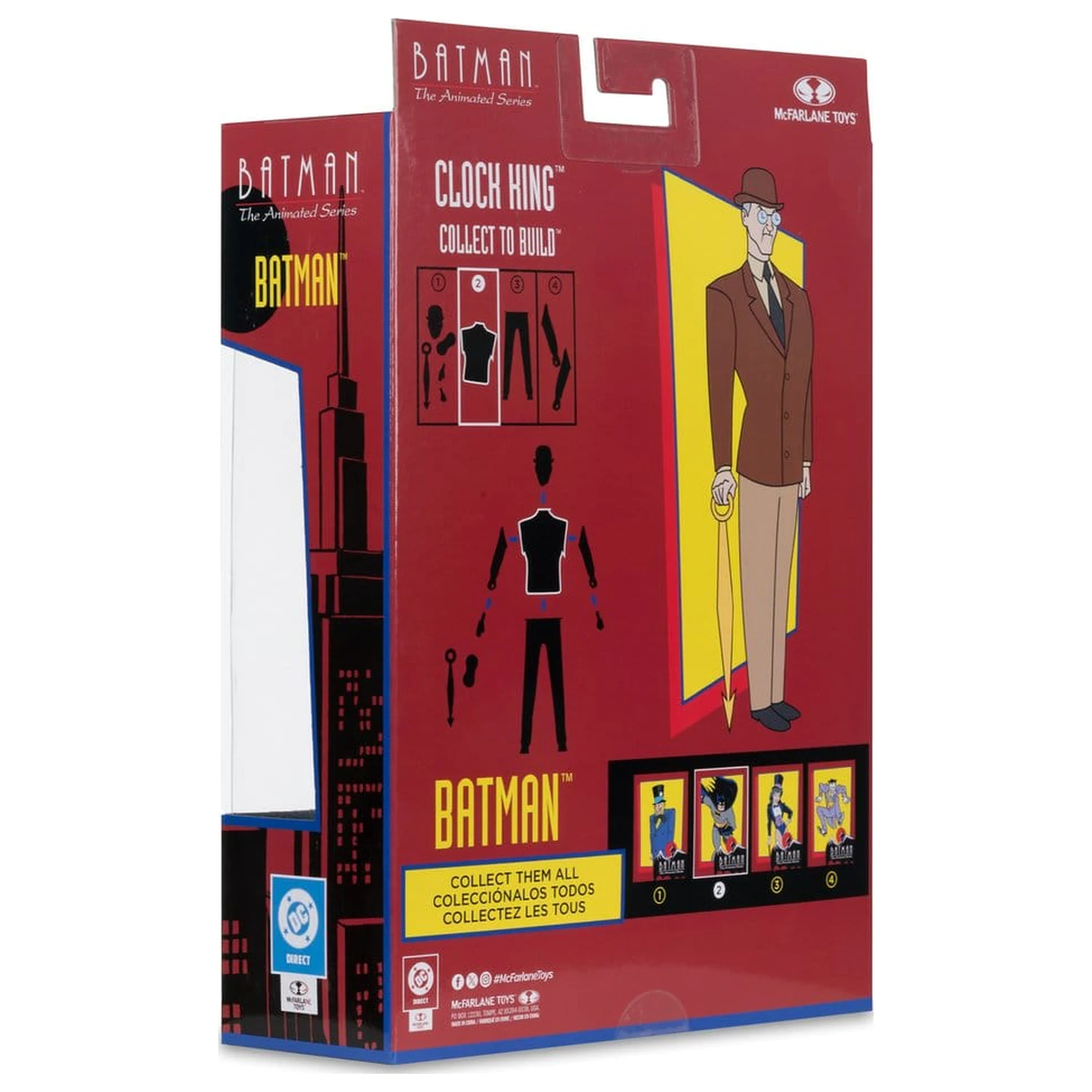 Batman: The Animated Series DC Direct Build-A Actionfiguren Batman (Alternate Expressions) 15 cm Produktfoto