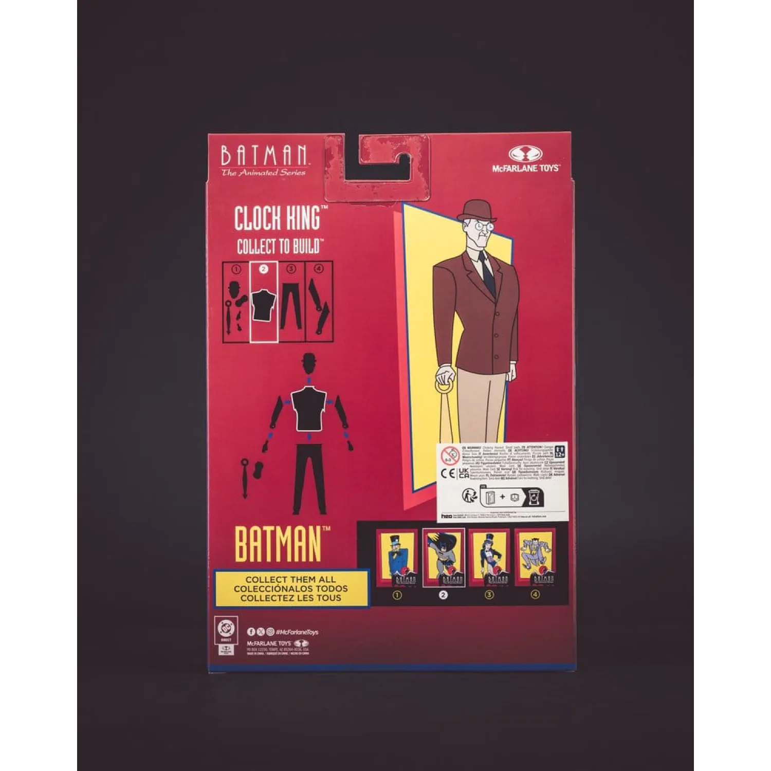 Batman: The Animated Series DC Direct Build-A Actionfiguren Welle 7 Batman (alternative Gesichtsausdrücke) (Platinum Edition) 15 cm Produktfoto