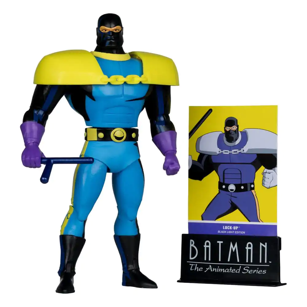 Batman: The Animated Series DC Direct Build-A Action-Figuren Wave 5 Lock-Up Black Light Edition (Gold Label) 15 cm Produktfoto