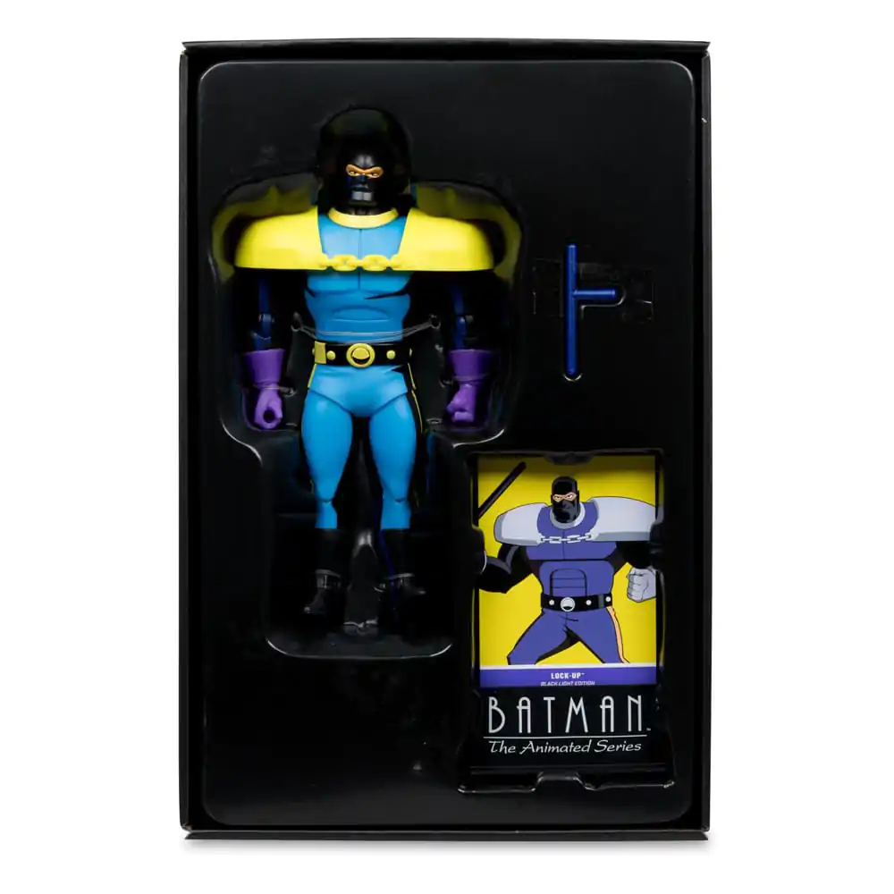 Batman: The Animated Series DC Direct Build-A Action-Figuren Wave 5 Lock-Up Black Light Edition (Gold Label) 15 cm Produktfoto