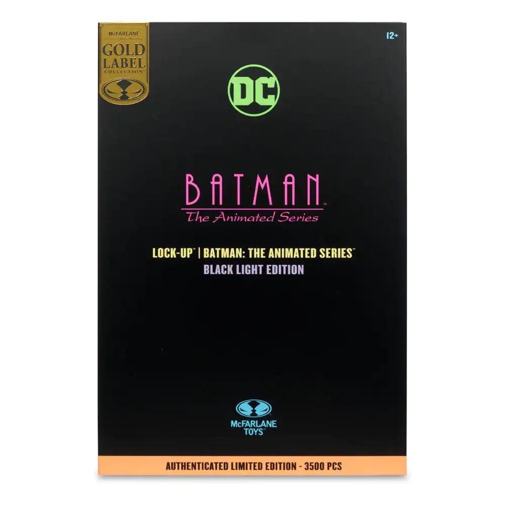 Batman: The Animated Series DC Direct Build-A Action-Figuren Wave 5 Lock-Up Black Light Edition (Gold Label) 15 cm Produktfoto