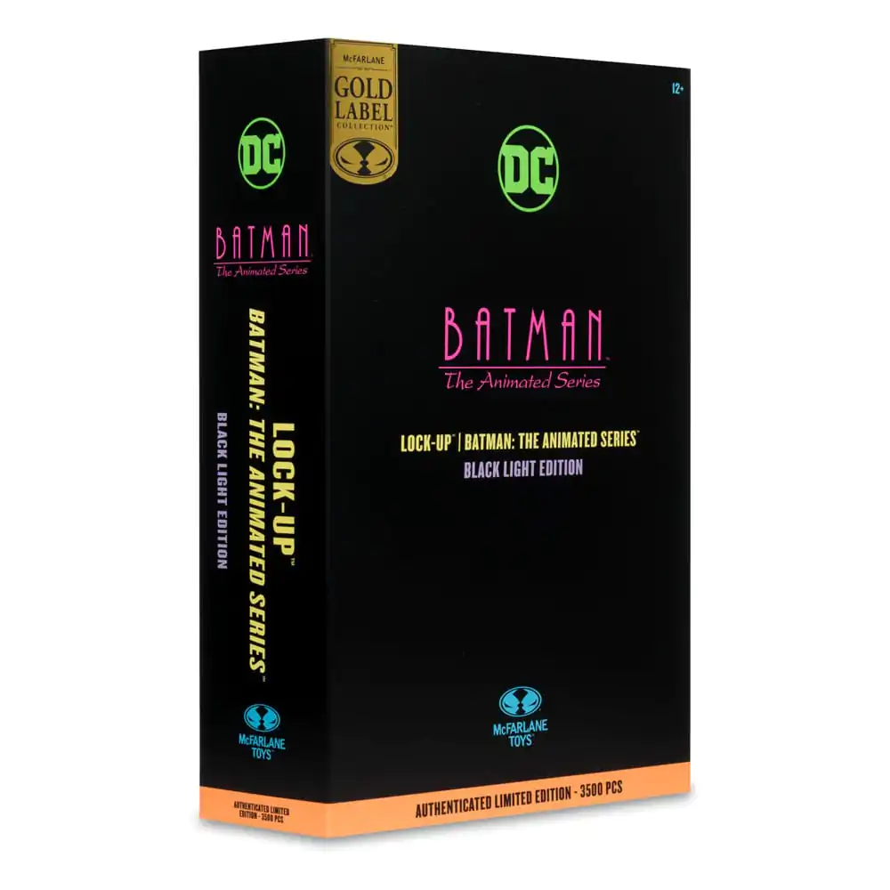 Batman: The Animated Series DC Direct Build-A Action-Figuren Wave 5 Lock-Up Black Light Edition (Gold Label) 15 cm Produktfoto