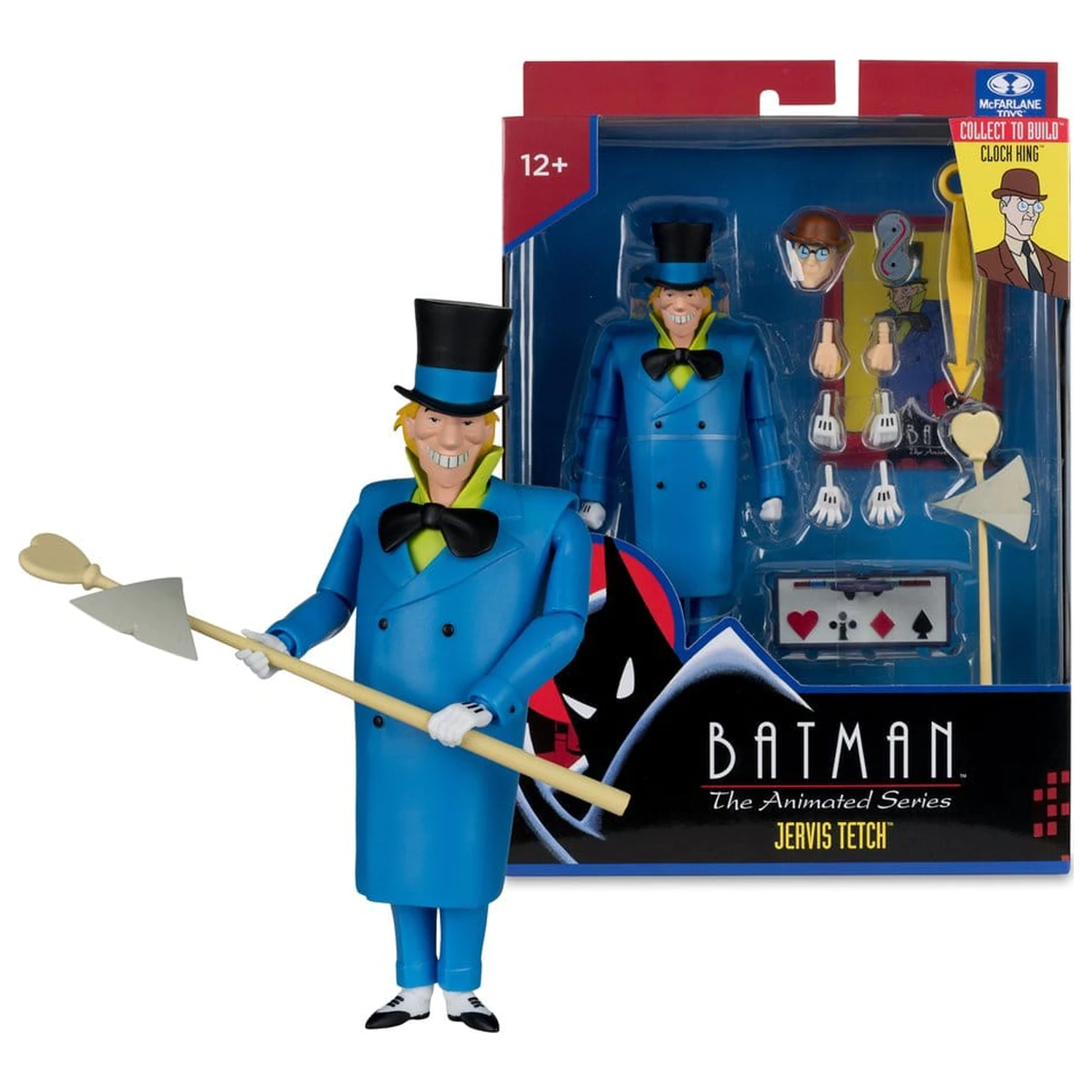 Batman: The Animated Series DC Direct Build-A Actionfigur Welle 7 Jervis Tetch (Mad Hatter) 15 cm Produktfoto