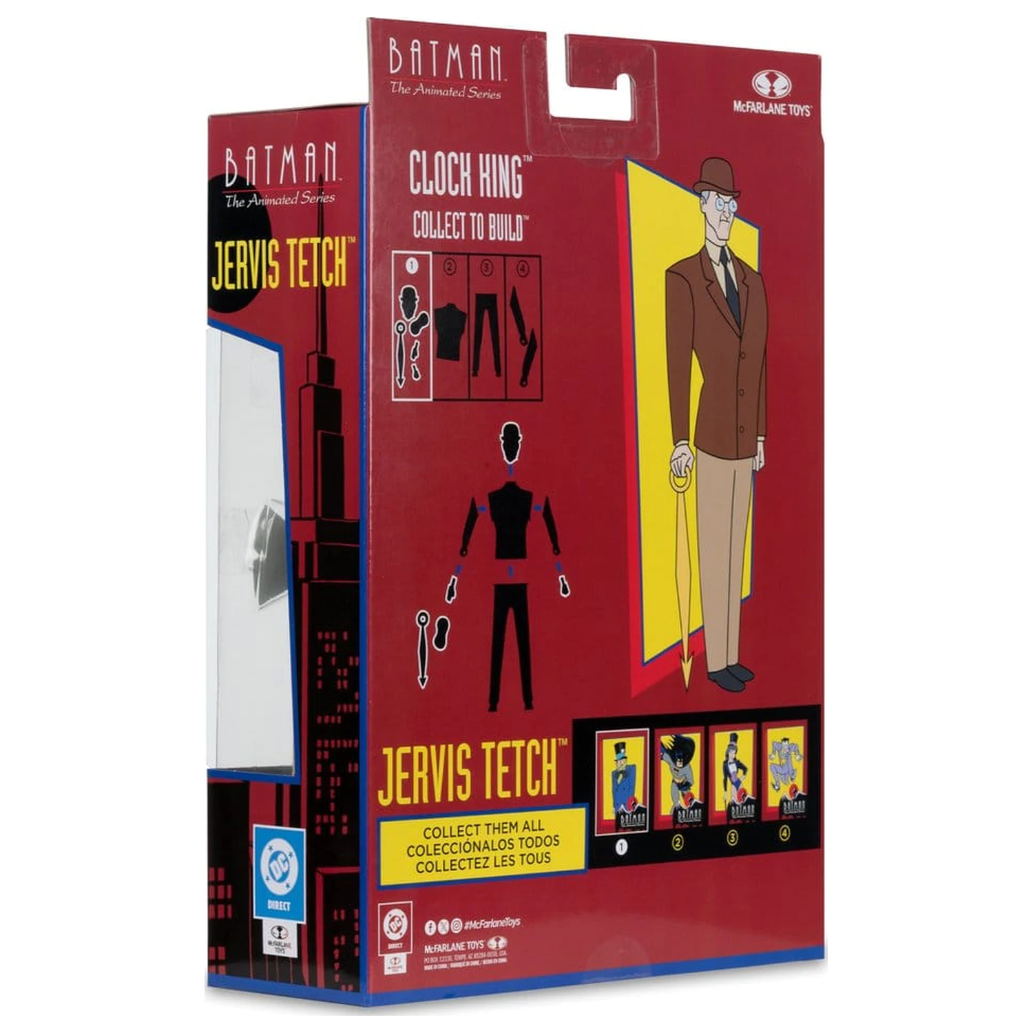 Batman: The Animated Series DC Direct Build-A Actionfigur Welle 7 Jervis Tetch (Mad Hatter) 15 cm Produktfoto