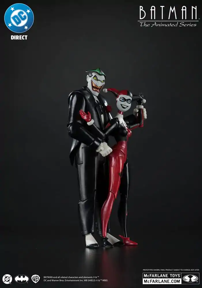Batman: The Animated Series DC Direct Actionfiguren Harley Quinn & The Joker (Mad Love) (Gold Label) 18 cm Produktfoto