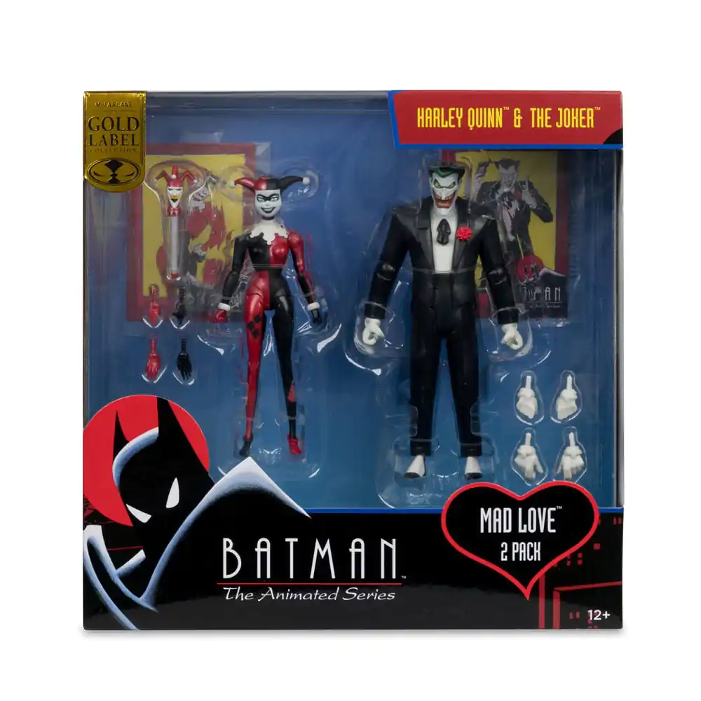 Batman: The Animated Series DC Direct Actionfiguren Harley Quinn & The Joker (Mad Love) (Gold Label) 18 cm Produktfoto