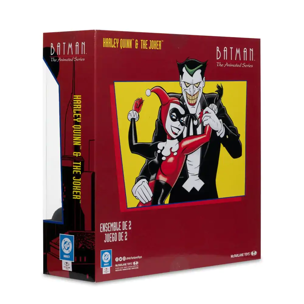 Batman: The Animated Series DC Direct Actionfiguren Harley Quinn & The Joker (Mad Love) (Gold Label) 18 cm Produktfoto