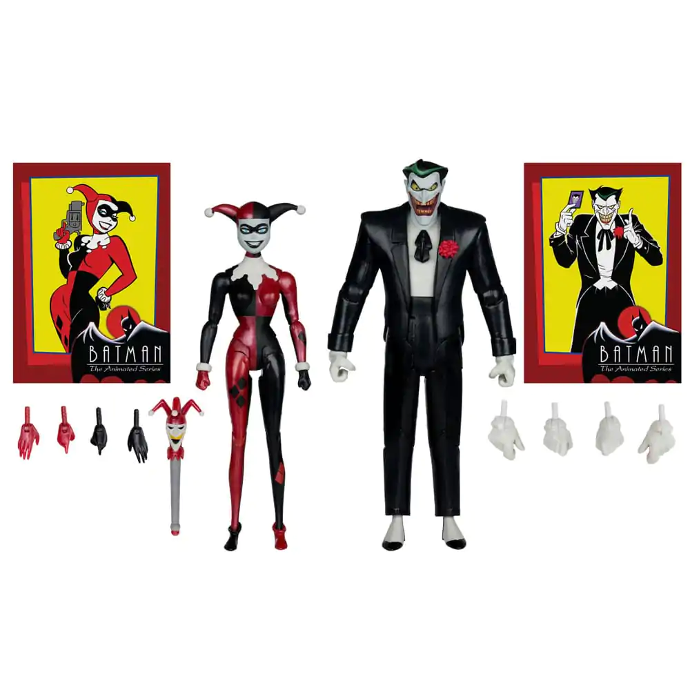 Batman: The Animated Series DC Direct Actionfiguren Harley Quinn & The Joker (Mad Love) (Gold Label) 18 cm Produktfoto