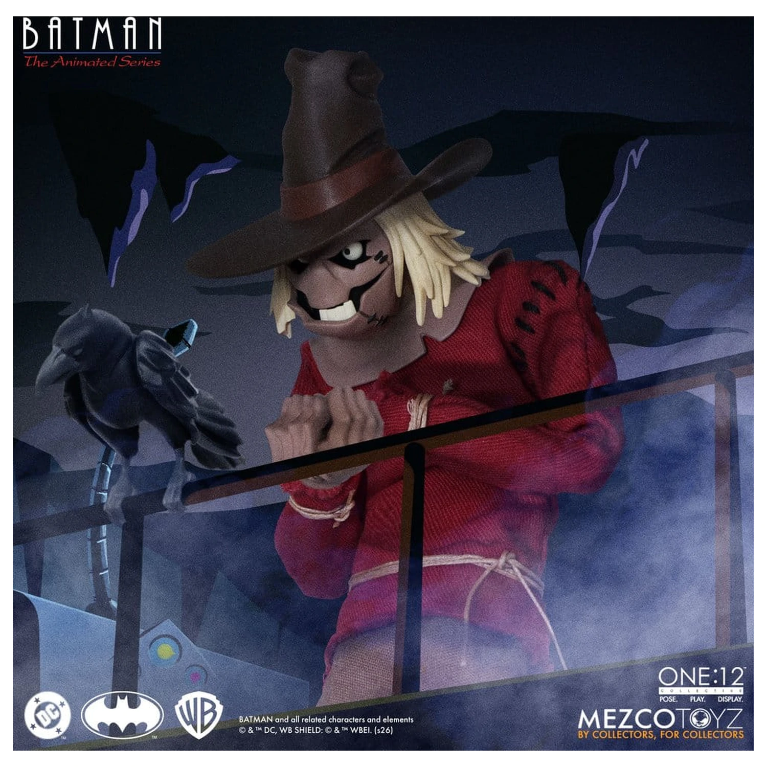 Batman: The Animated Series One:12 Collective Action Figur Scarecrow 17 cm Produktfoto
