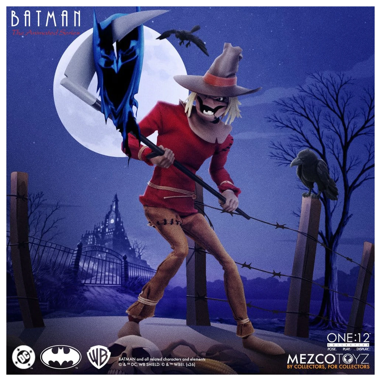 Batman: The Animated Series One:12 Collective Action Figur Scarecrow 17 cm Produktfoto