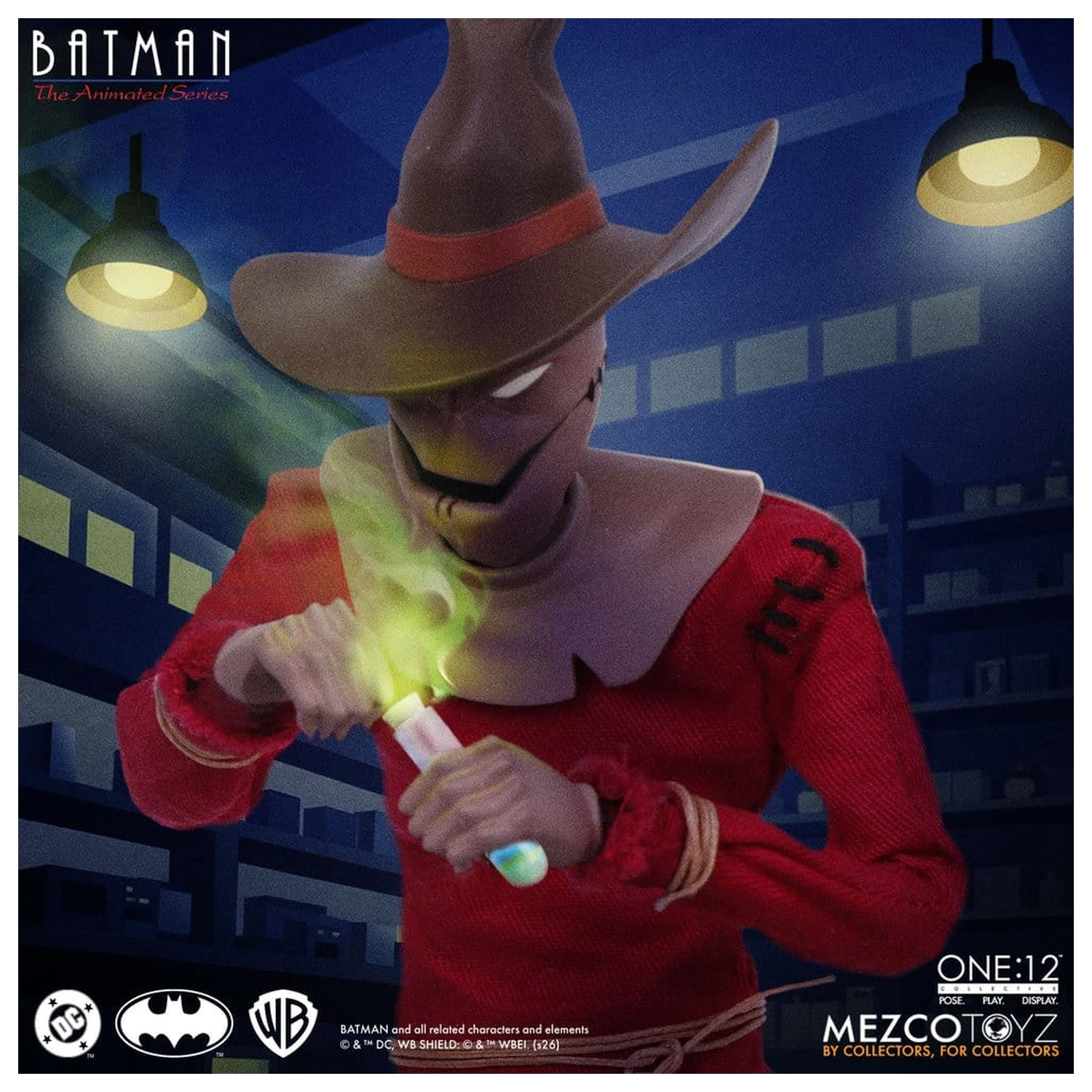 Batman: The Animated Series One:12 Collective Action Figur Scarecrow 17 cm Produktfoto