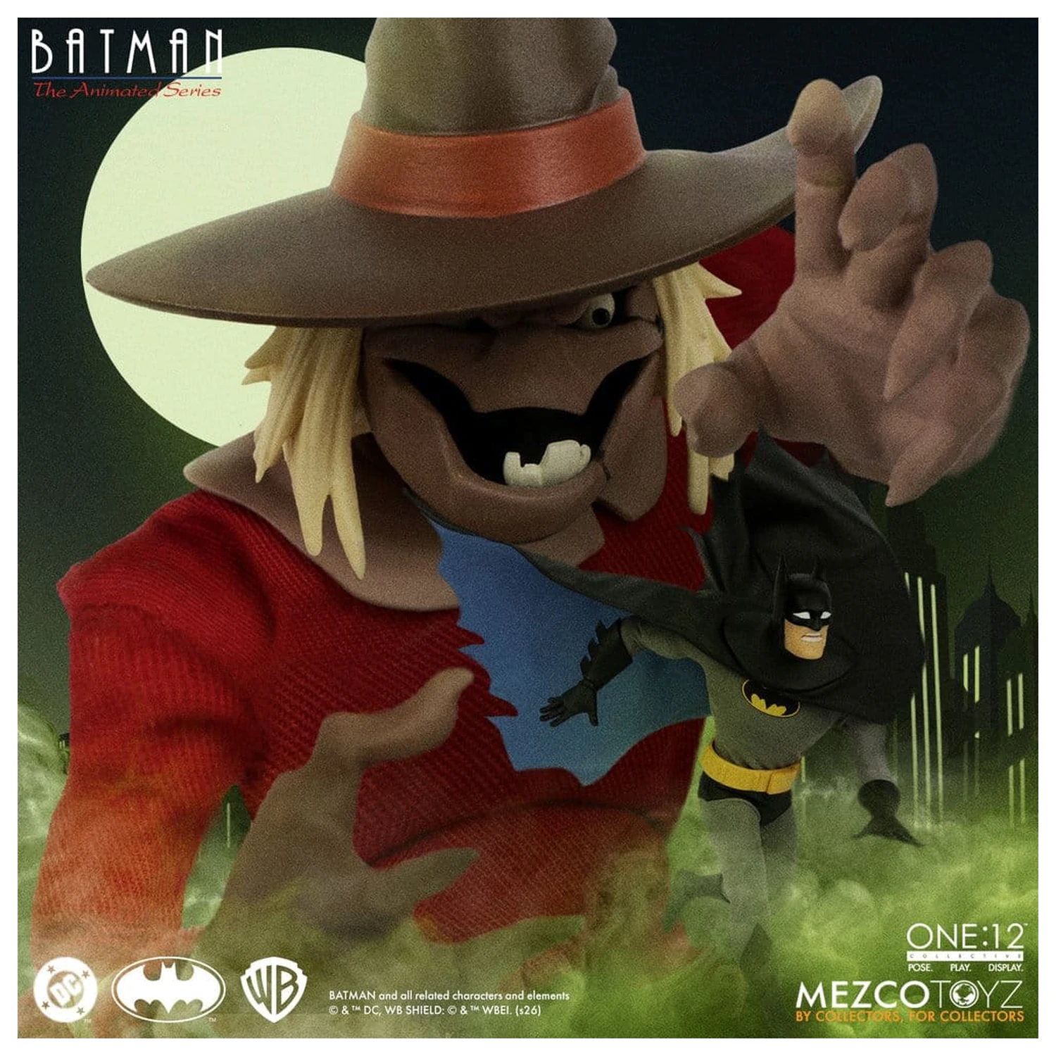 Batman: The Animated Series One:12 Collective Action Figur Scarecrow 17 cm Produktfoto