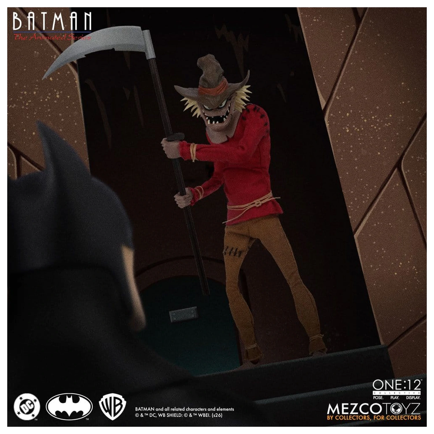 Batman: The Animated Series One:12 Collective Action Figur Scarecrow 17 cm Produktfoto
