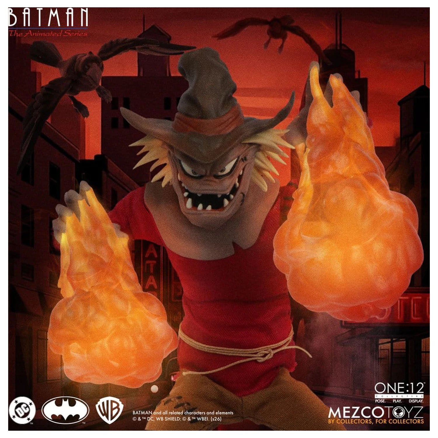 Batman: The Animated Series One:12 Collective Action Figur Scarecrow 17 cm Produktfoto