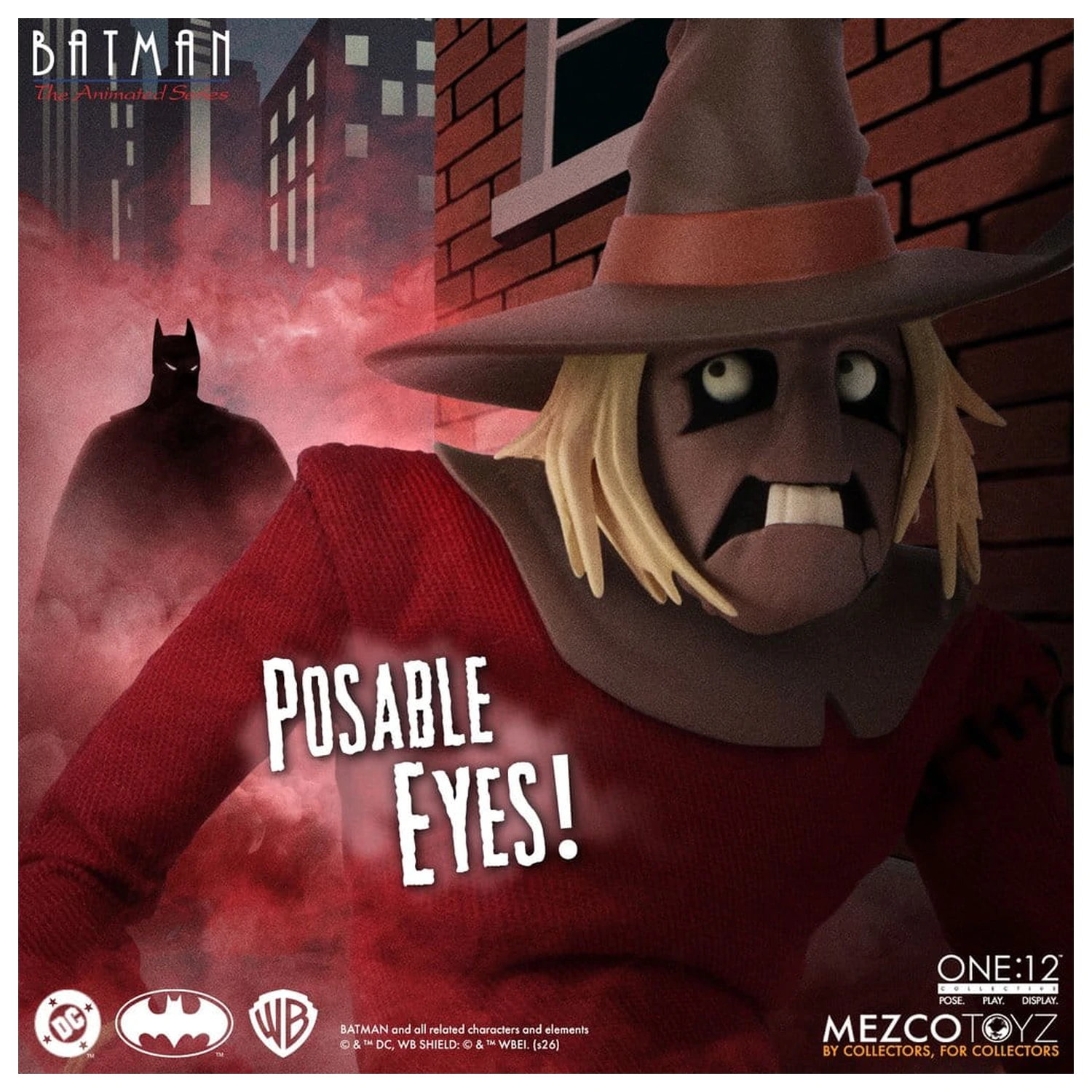 Batman: The Animated Series One:12 Collective Action Figur Scarecrow 17 cm Produktfoto