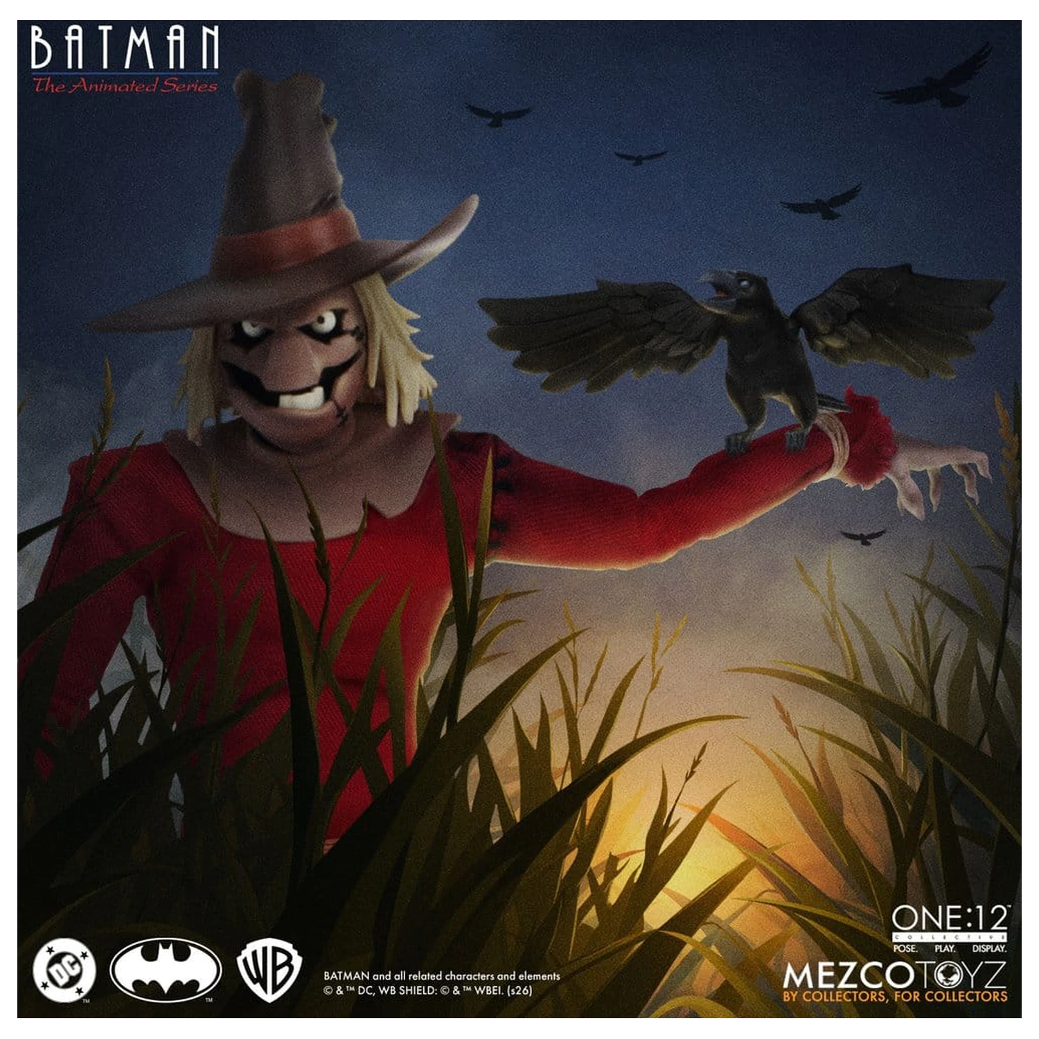 Batman: The Animated Series One:12 Collective Action Figur Scarecrow 17 cm Produktfoto