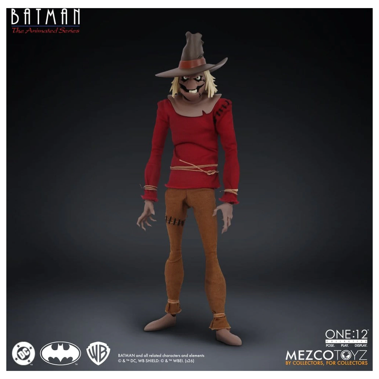 Batman: The Animated Series One:12 Collective Action Figur Scarecrow 17 cm Produktfoto