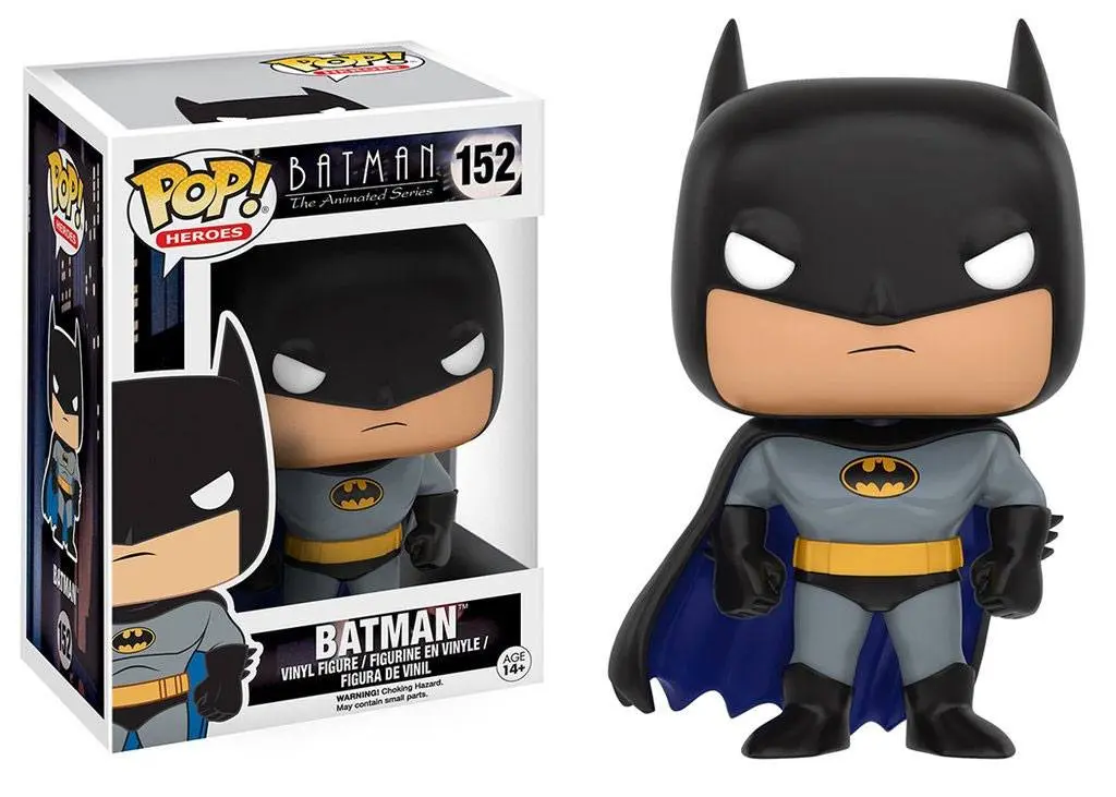 Batman The Animated Series POP! Heroes Figur Batman 9 cm Produktfoto