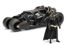 Batman The Dark Knight Diecast Modell 1/24 2008 Batmobile mit Figur Produktfoto