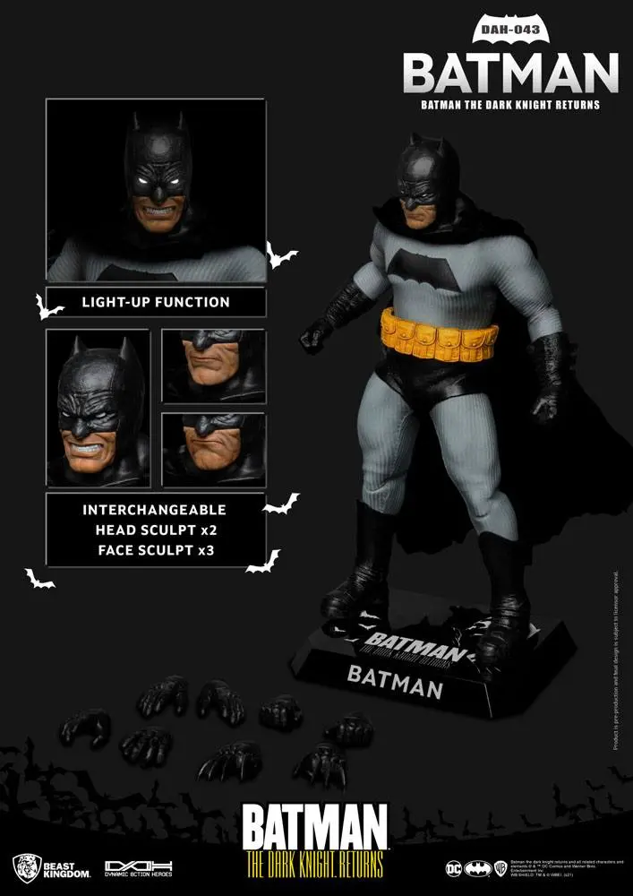 Batman The Dark Knight Return Dynamic 8ction Heroes Actionfigur 1/9 Batman 21 cm termékfotó