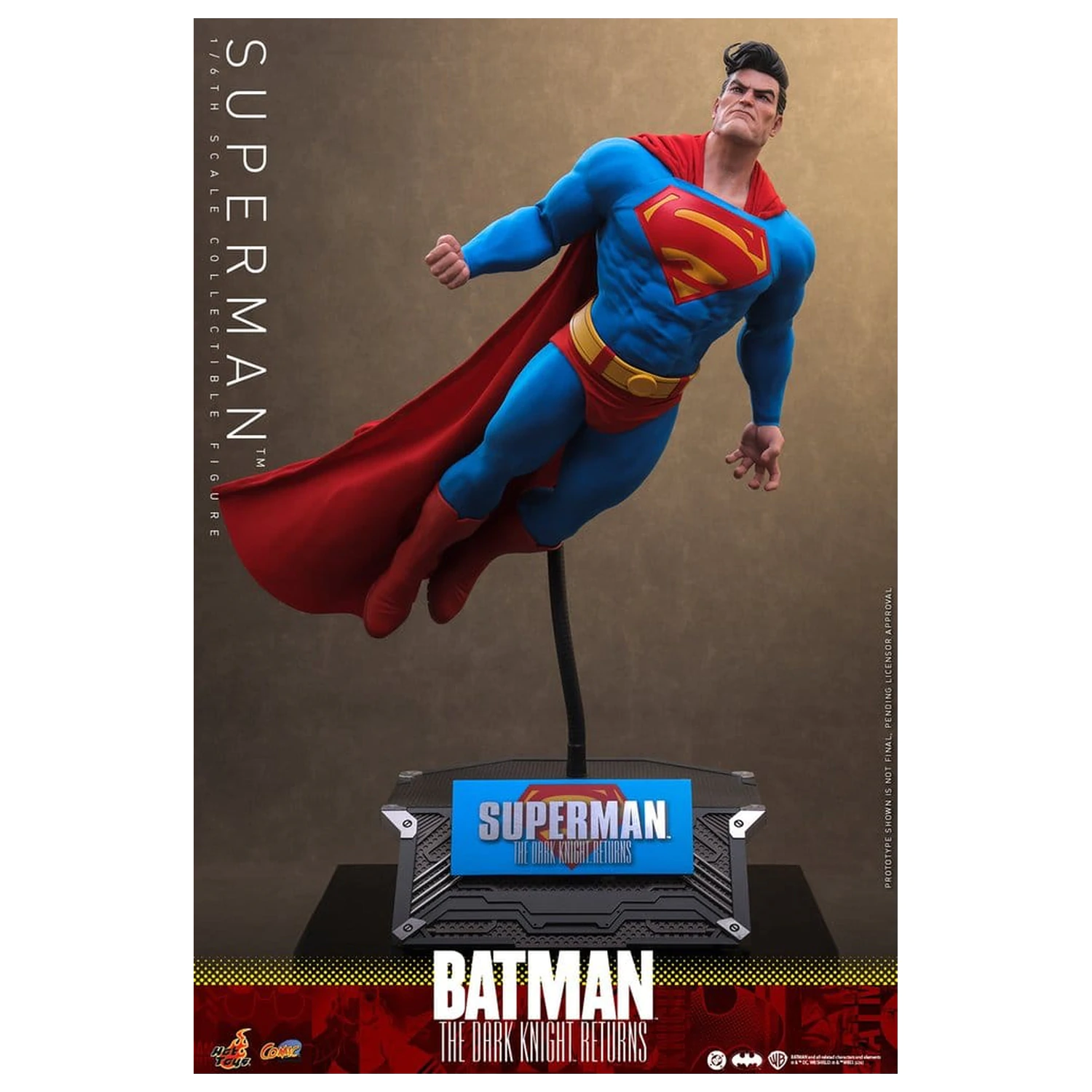 Batman: The Dark Knight Returns Comic Masterpiece Actionfigur 1/6 Superman 34 cm Produktfoto