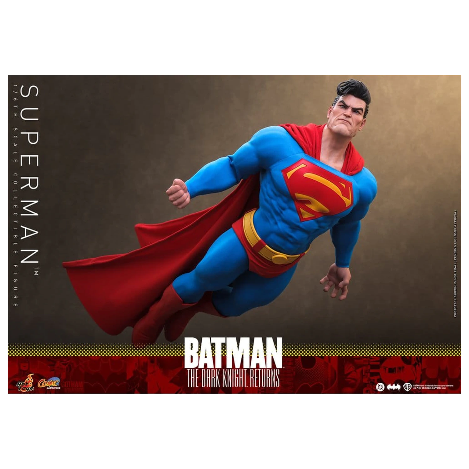 Batman: The Dark Knight Returns Comic Masterpiece Actionfigur 1/6 Superman 34 cm Produktfoto