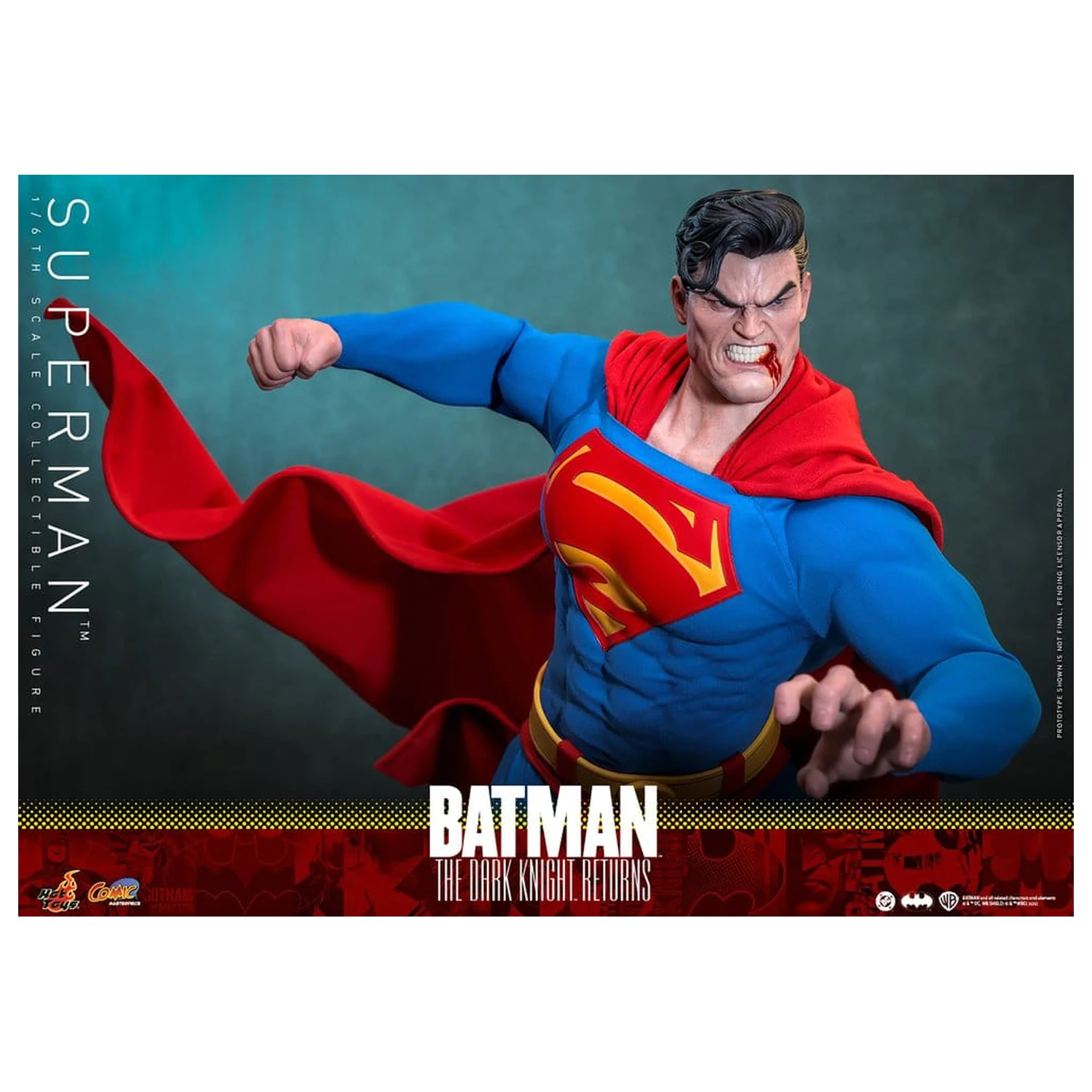 Batman: The Dark Knight Returns Comic Masterpiece Actionfigur 1/6 Superman 34 cm Produktfoto