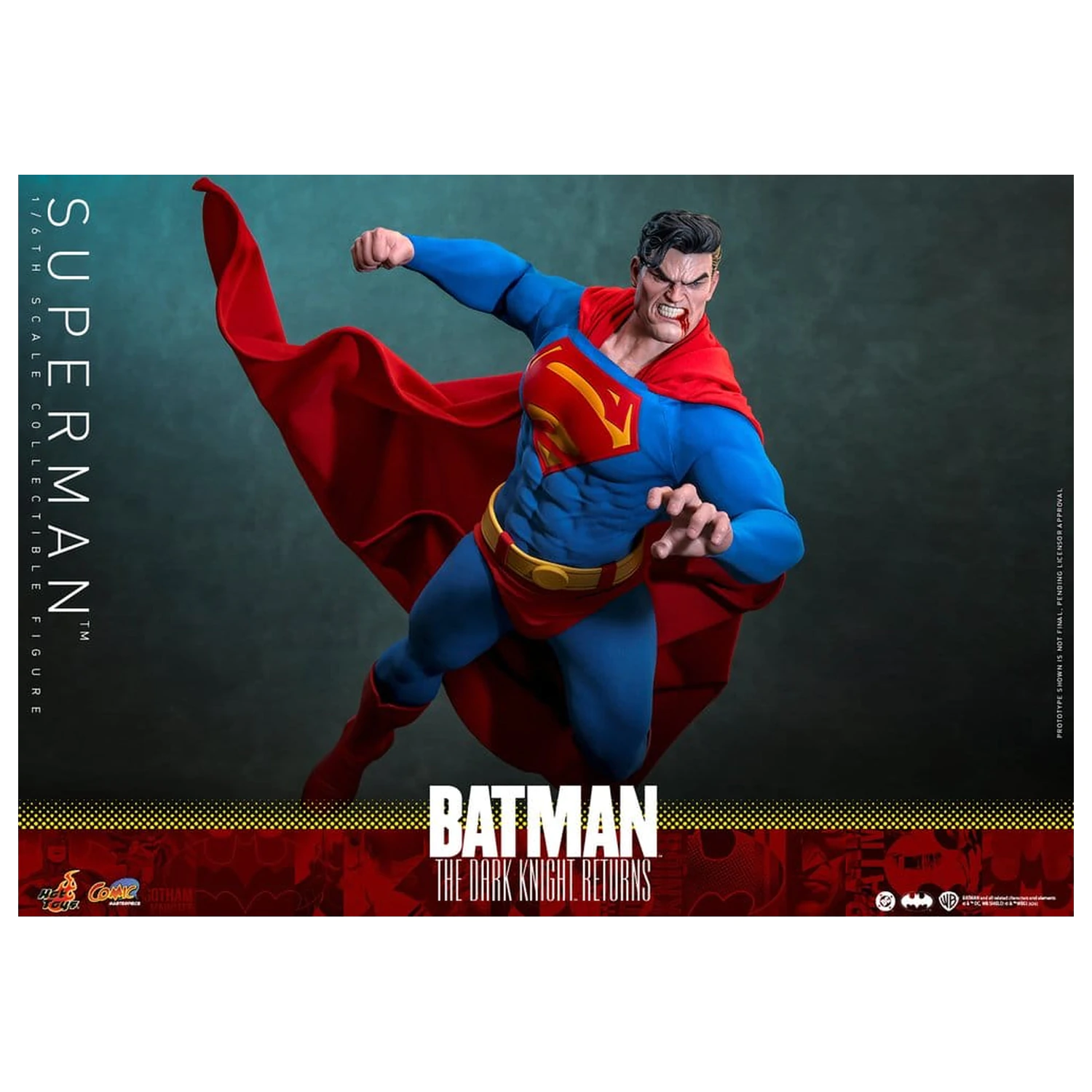 Batman: The Dark Knight Returns Comic Masterpiece Actionfigur 1/6 Superman 34 cm Produktfoto