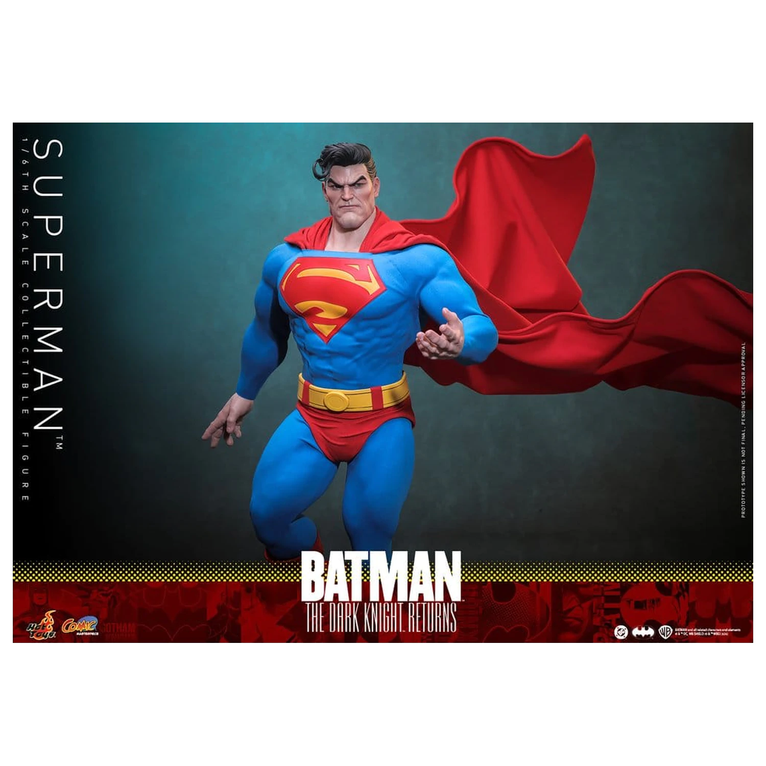 Batman: The Dark Knight Returns Comic Masterpiece Actionfigur 1/6 Superman 34 cm Produktfoto