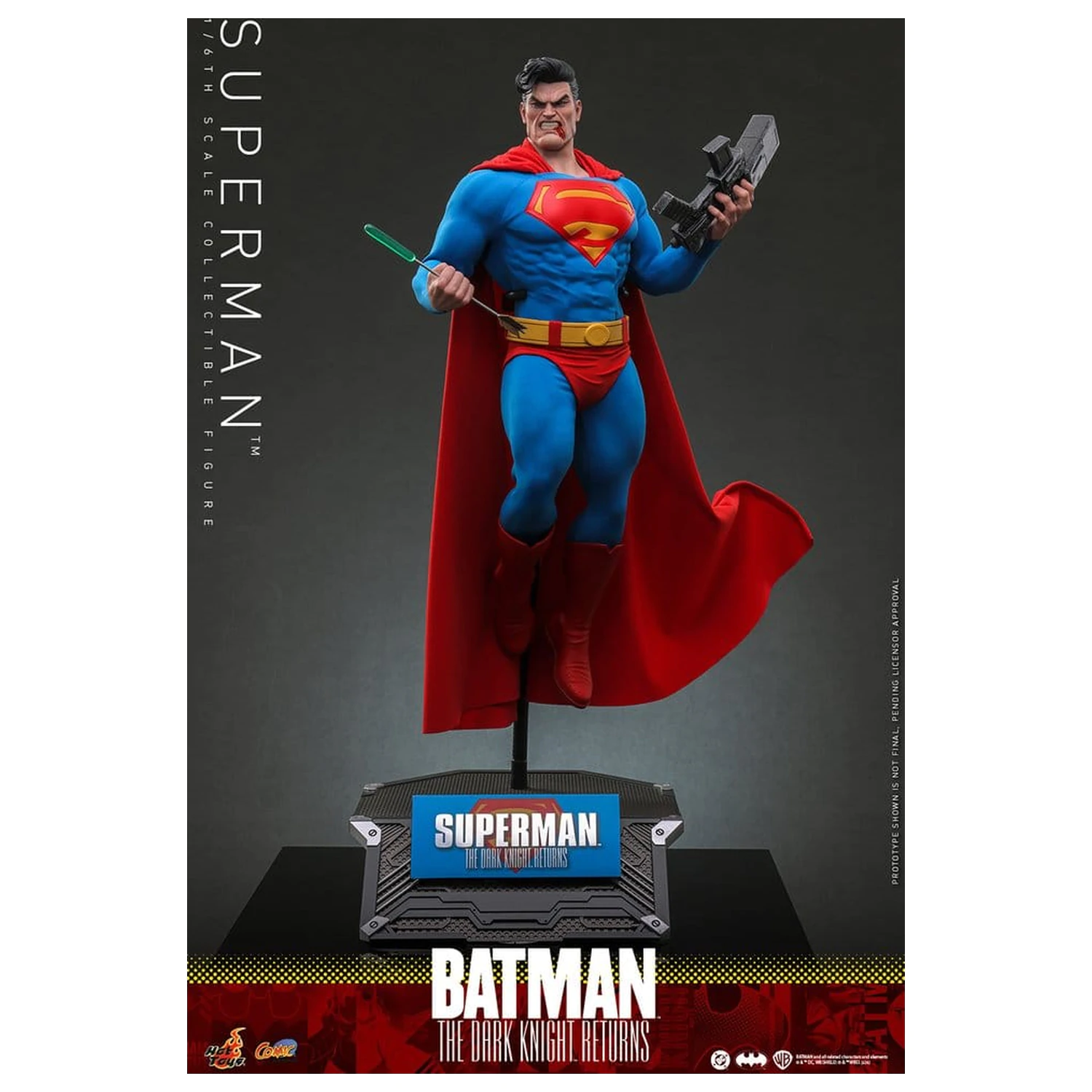 Batman: The Dark Knight Returns Comic Masterpiece Actionfigur 1/6 Superman 34 cm Produktfoto