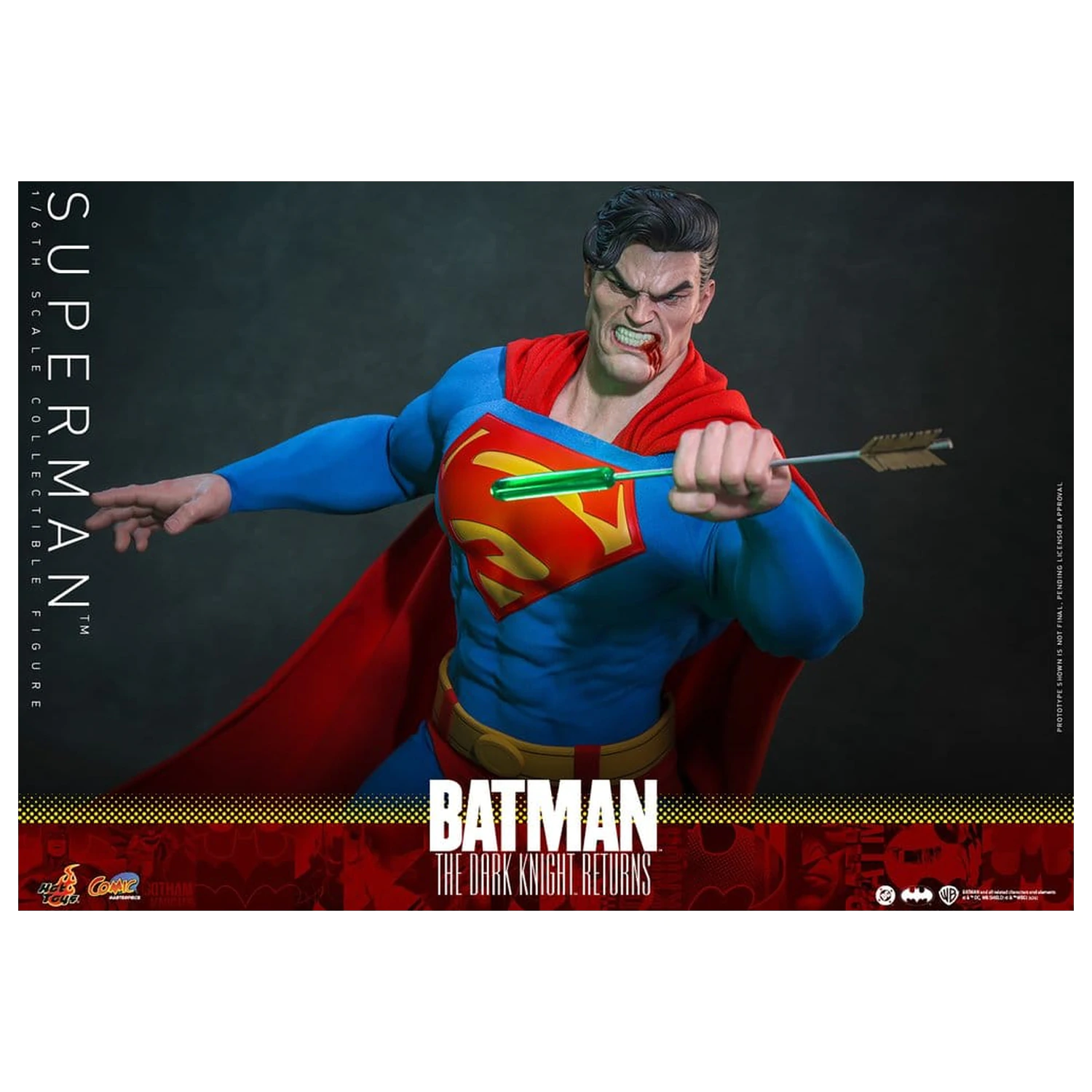 Batman: The Dark Knight Returns Comic Masterpiece Actionfigur 1/6 Superman 34 cm Produktfoto