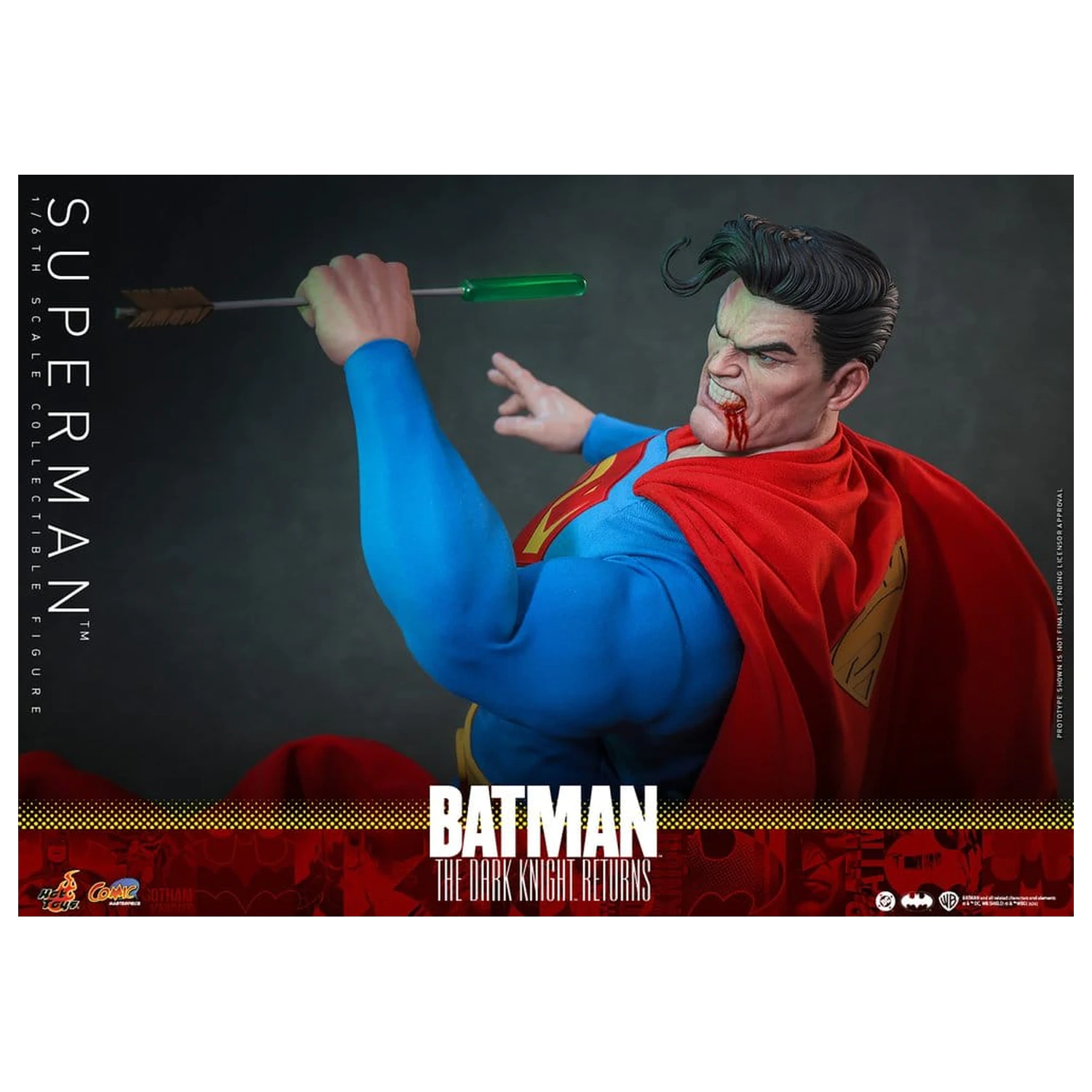Batman: The Dark Knight Returns Comic Masterpiece Actionfigur 1/6 Superman 34 cm Produktfoto