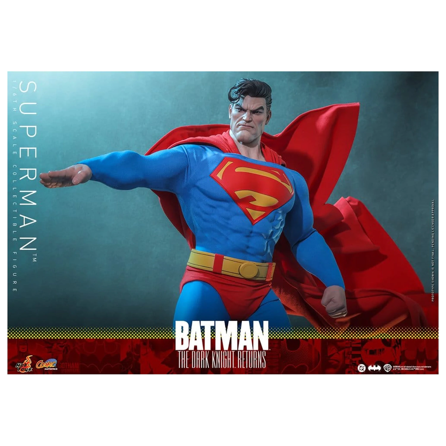 Batman: The Dark Knight Returns Comic Masterpiece Actionfigur 1/6 Superman 34 cm Produktfoto