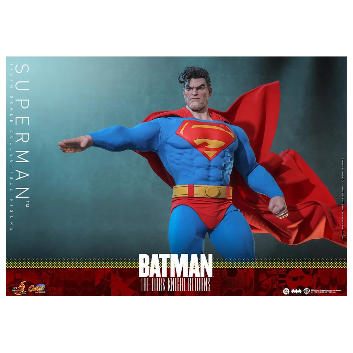 Batman: The Dark Knight Returns Comic Masterpiece Actionfigur 1/6 Superman 34 cm Produktfoto
