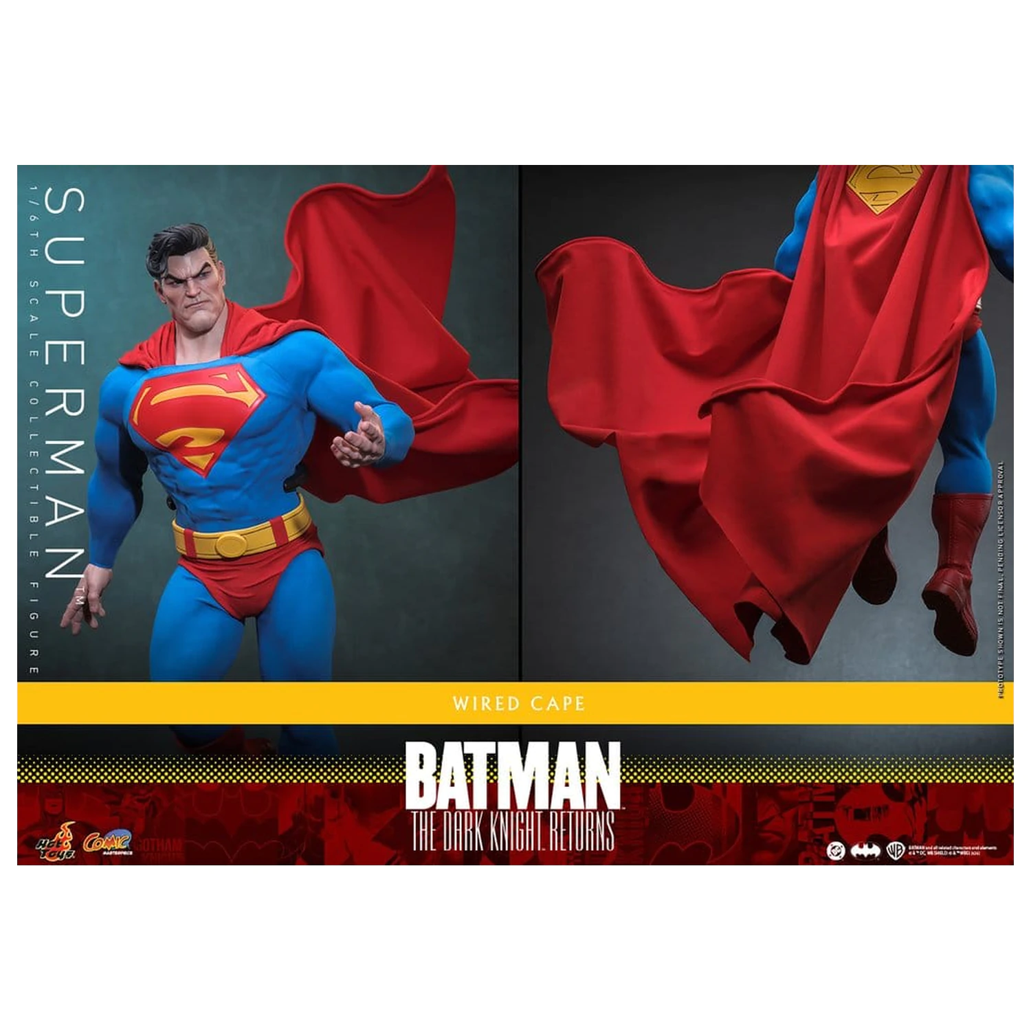 Batman: The Dark Knight Returns Comic Masterpiece Actionfigur 1/6 Superman 34 cm Produktfoto