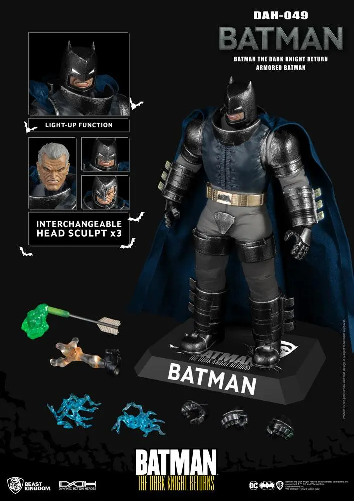 Batman The Dark Knight Returns Dynamic 8ction Heroes Actionfigur 1/9 Armored Batman 21 cm termékfotó