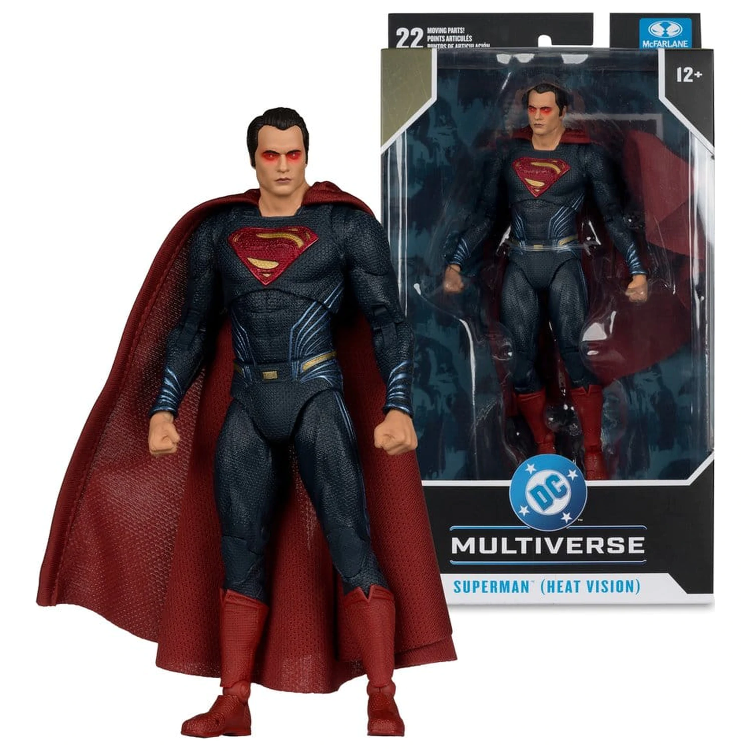 Batman v Superman: Dawn of Justice (2016) DC Theatrical Edition Action-Figur Superman (Heat Vision) 19 cm Produktfoto