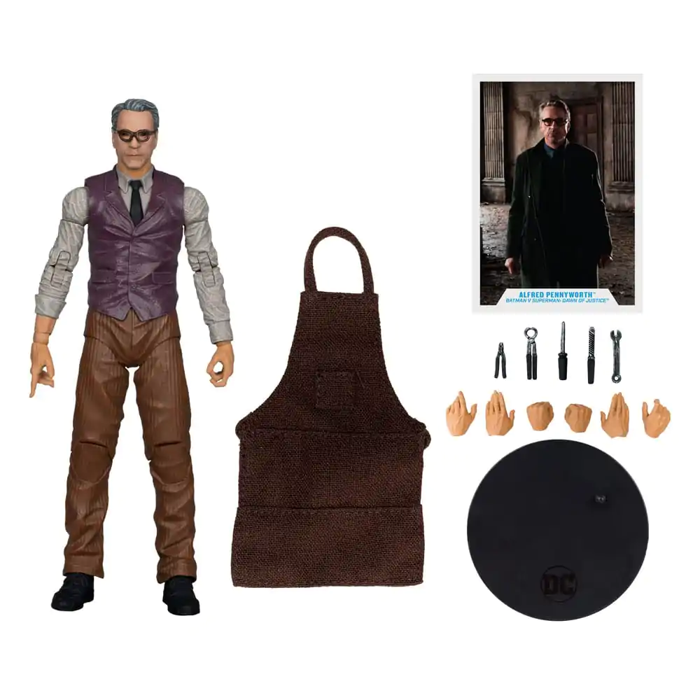 Batman v Superman: Dawn of Justice DC Multiverse Action Figur Alfred Pennyworth 18 cm Produktfoto