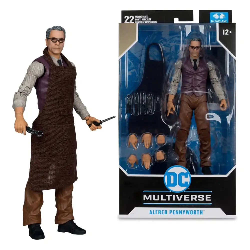 Batman v Superman: Dawn of Justice DC Multiverse Action Figur Alfred Pennyworth 18 cm Produktfoto