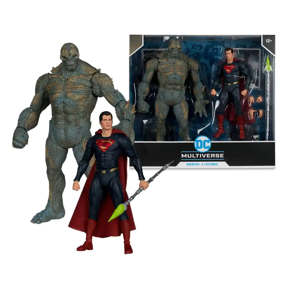 Batman v Superman: Dawn of Justice DC Multiverse Mega Actionfiguren 2er-Pack Doomsday & Superman termékfotó