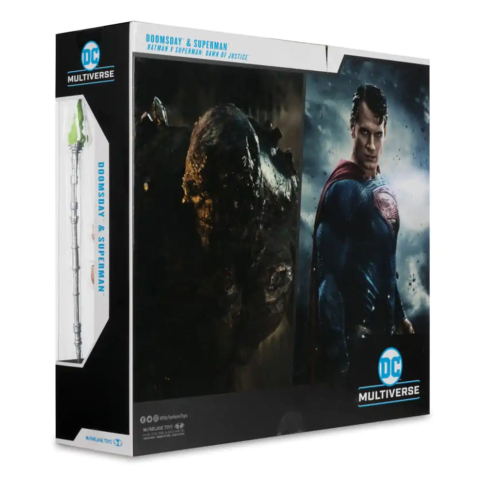 Batman v Superman: Dawn of Justice DC Multiverse Mega Actionfiguren 2er-Pack Doomsday & Superman termékfotó