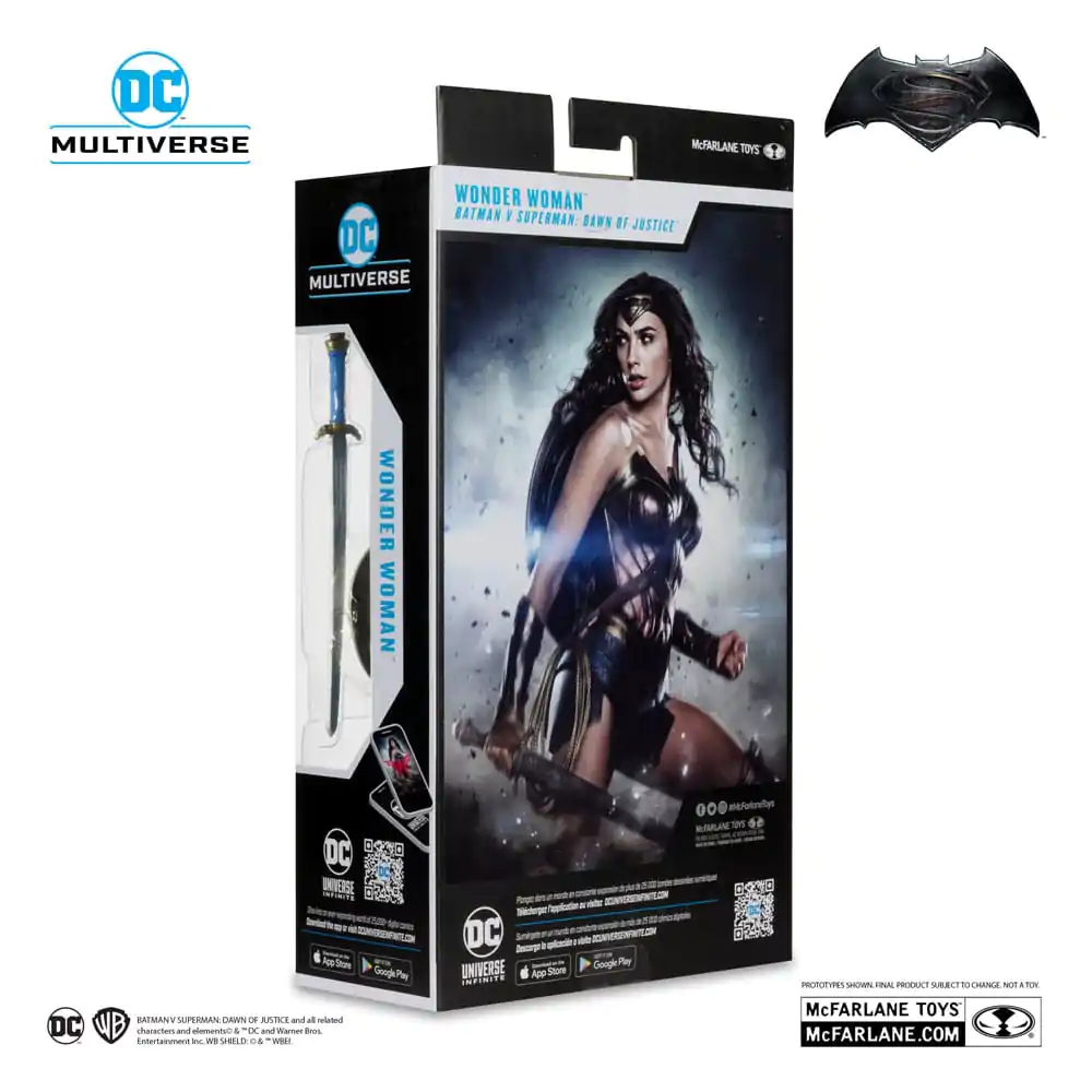 Batman v Superman: Dawn of Justice DC Multiverse Actionfigur Wonder Woman 18 cm Produktfoto
