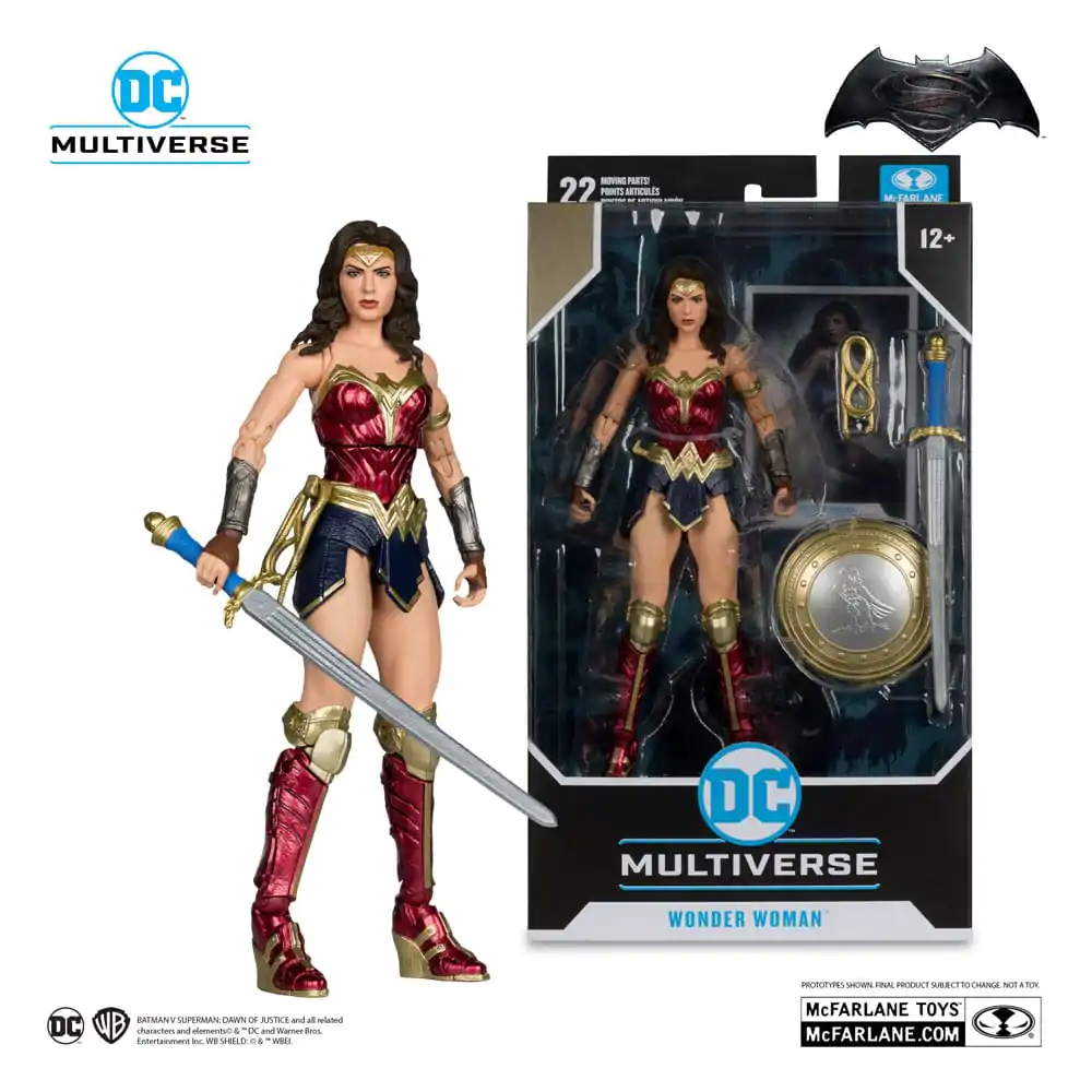 Batman v Superman: Dawn of Justice DC Multiverse Actionfigur Wonder Woman 18 cm Produktfoto