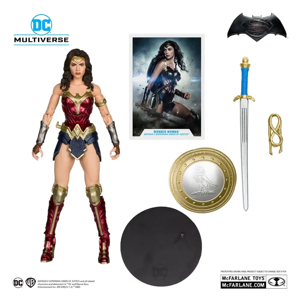 Batman v Superman: Dawn of Justice DC Multiverse Actionfigur Wonder Woman 18 cm Produktfoto