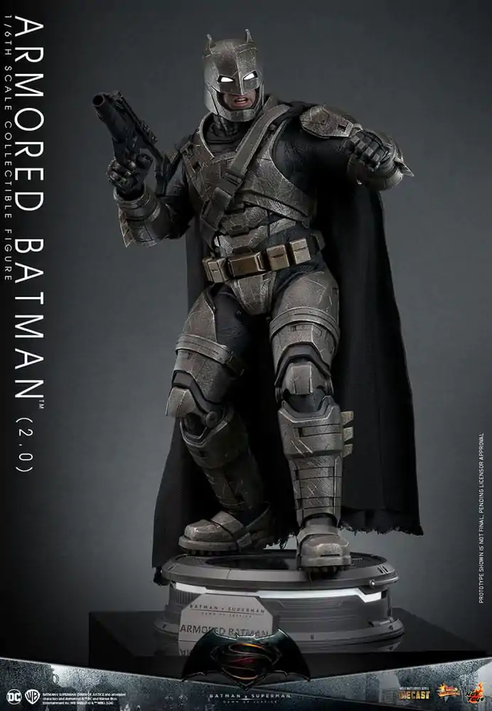 Batman v Superman: Dawn of Justice Movie Masterpiece Actionfigur 1/6 Armored Batman 2.0 33 cm termékfotó