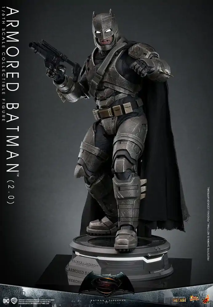 Batman v Superman: Dawn of Justice Movie Masterpiece Actionfigur 1/6 Armored Batman 2.0 33 cm termékfotó