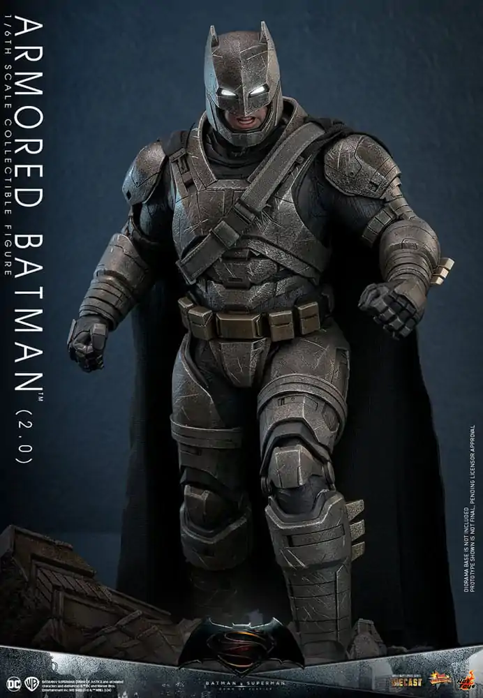 Batman v Superman: Dawn of Justice Movie Masterpiece Actionfigur 1/6 Armored Batman 2.0 33 cm termékfotó