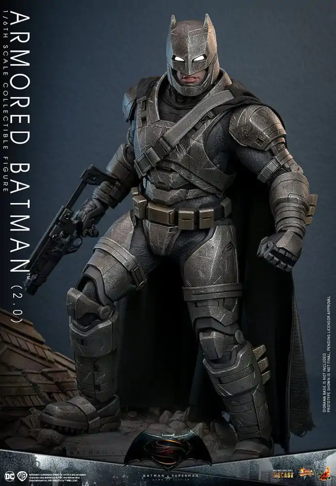 Batman v Superman: Dawn of Justice Movie Masterpiece Actionfigur 1/6 Armored Batman 2.0 33 cm termékfotó