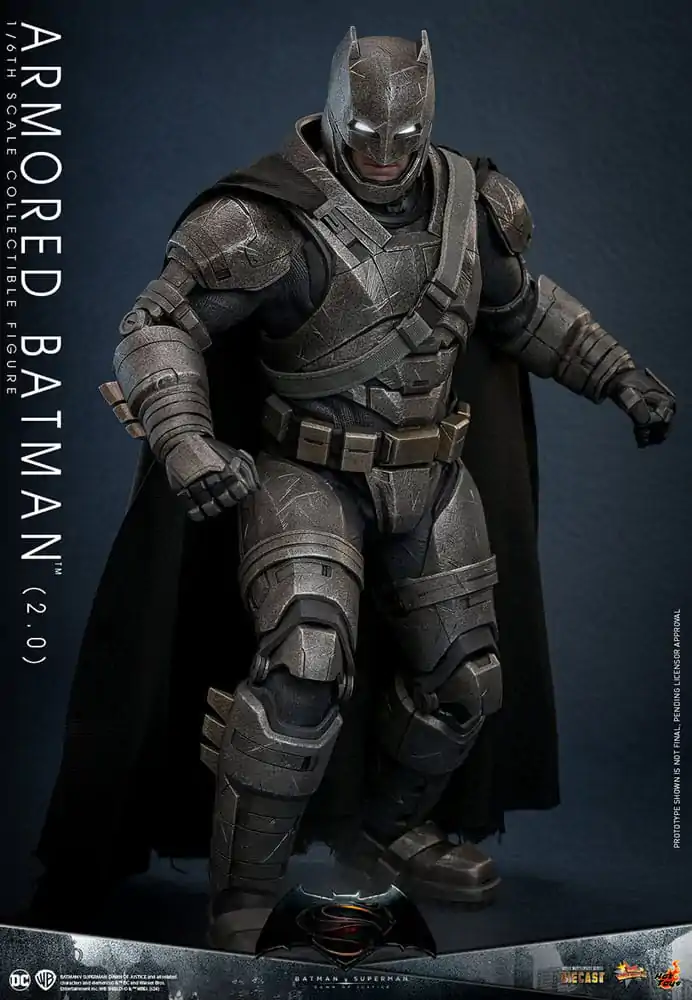 Batman v Superman: Dawn of Justice Movie Masterpiece Actionfigur 1/6 Armored Batman 2.0 33 cm termékfotó