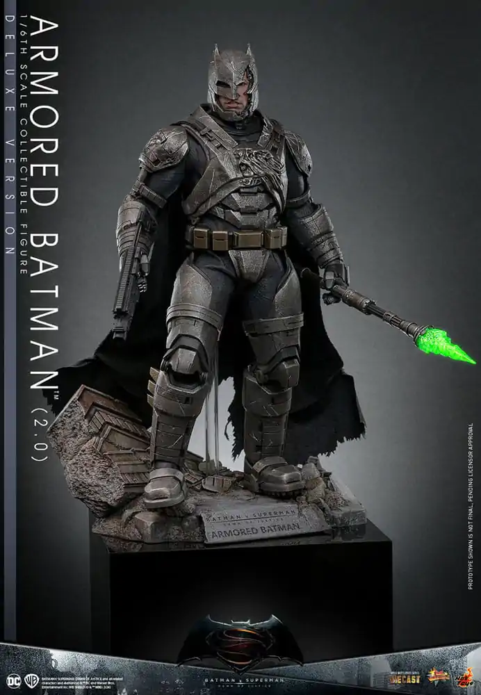 Batman v Superman: Dawn of Justice Movie Masterpiece Actionfigur 1/6 Armored Batman 2.0 (Deluxe Version) 33 cm termékfotó